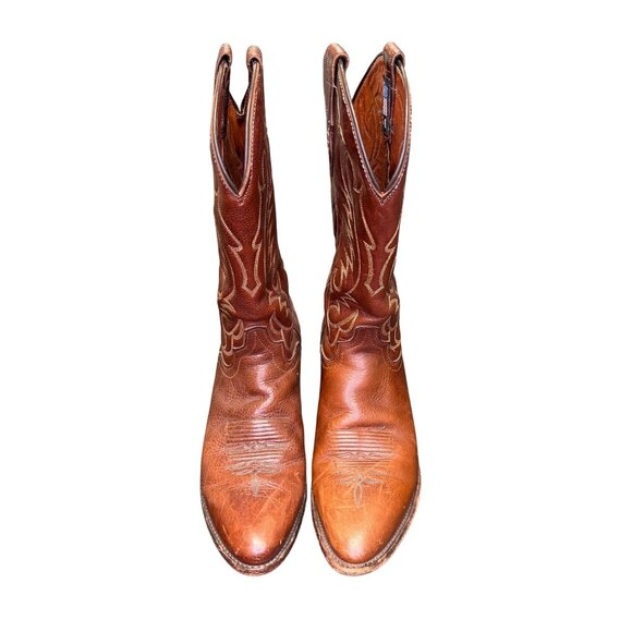 El Dorado Men’s Western Cowboy Boots Brown Leather 13” Shaft Size 10D R9211 main image 7